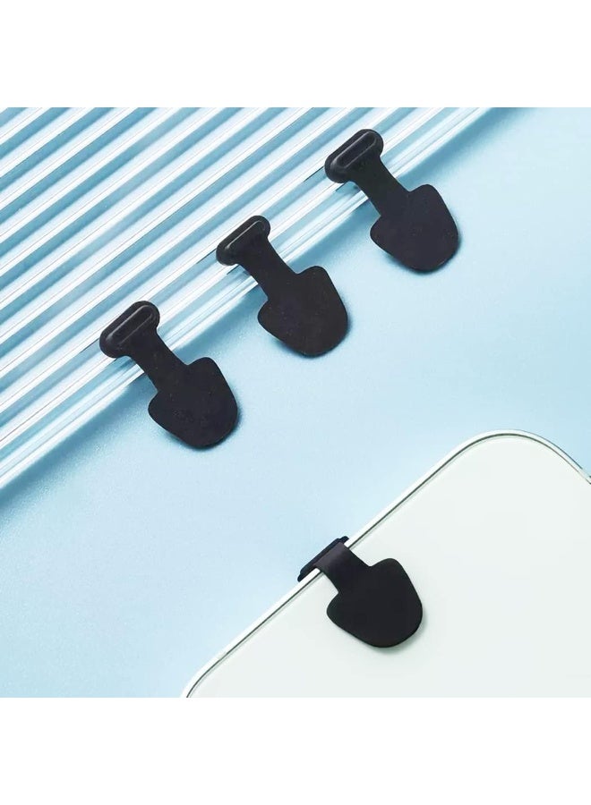 10 Pack USB Type C Anti-Lost Anti Dust Plug, Silicone Anti-Dust Pluggy Port Cover Cap Protector for Laptops, Smartphones - Image 2